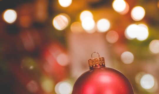 Shallow Focus Photography Of Red Bauble